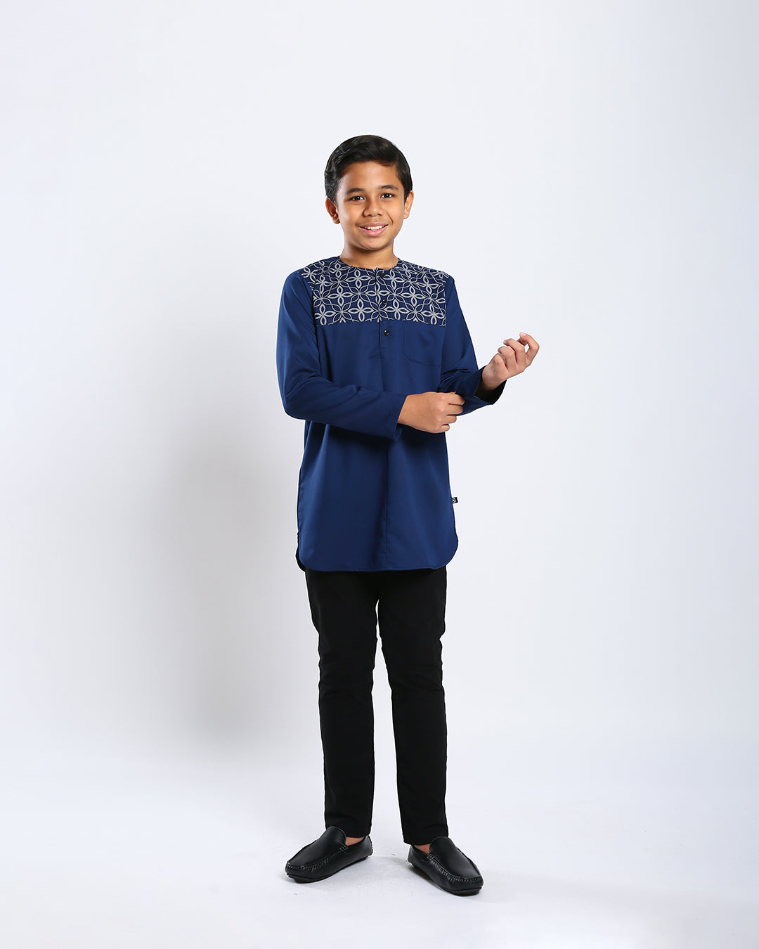 Aristocrat 3.0 Kurta Kids - NAVY