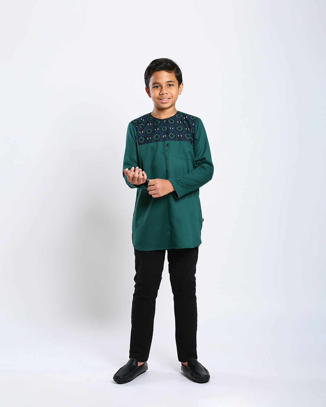 Aristocrat 3.0 Kurta Kids - EMERALD