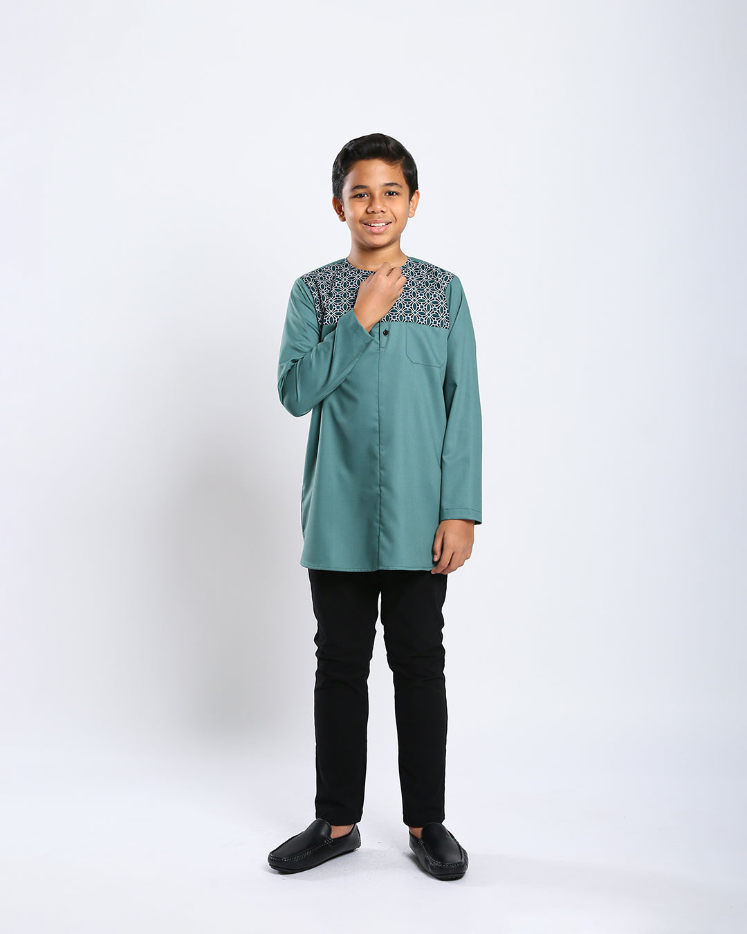 Aristocrat 3.0 Kurta Kids - TEAL