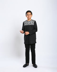 Aristocrat 3.0 Kurta Kids - BLACK 2