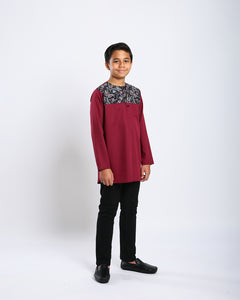 Aristocrat 3.0 Kurta Kids - MAROON