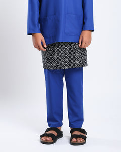 Bangsawan Baju Melayu Set Kids - ROYAL BLUE