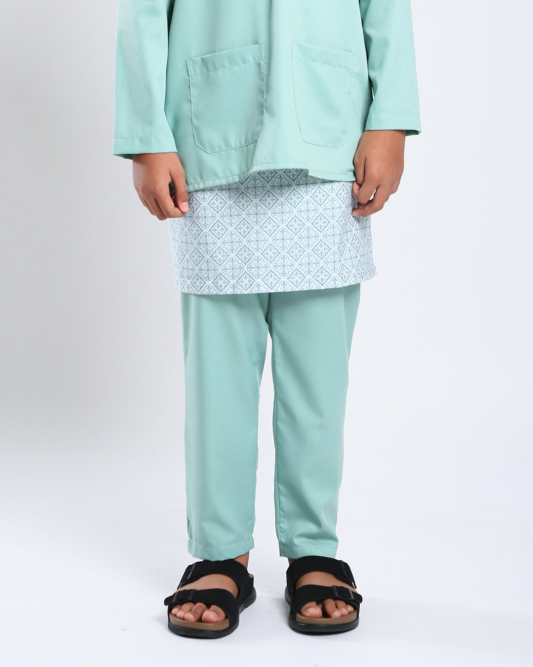 Bangsawan Baju Melayu Set Kids - MINT