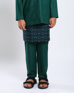 Bangsawan Baju Melayu Set Kids - EMERALD