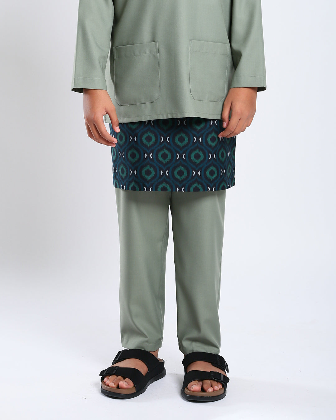 Bangsawan Baju Melayu Set Kids - SAGE