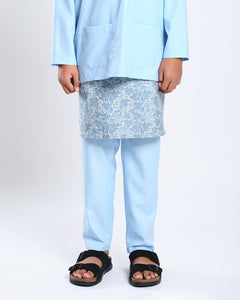 Bangsawan Baju Melayu Set Kids - LIGHT BLUE