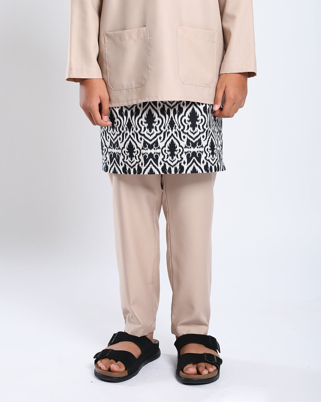 Bangsawan Baju Melayu Set Kids - SAND