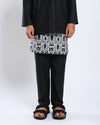 Bangsawan Baju Melayu Set Kids - BLACK