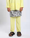 Bangsawan Baju Melayu Set Kids - LIGHT YELLOW