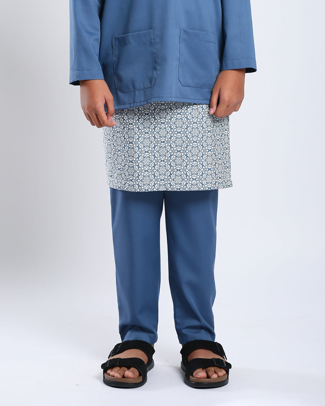 Bangsawan Baju Melayu Set Kids - TURQUOISE