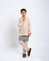 Bangsawan Baju Melayu Set Kids - SAND