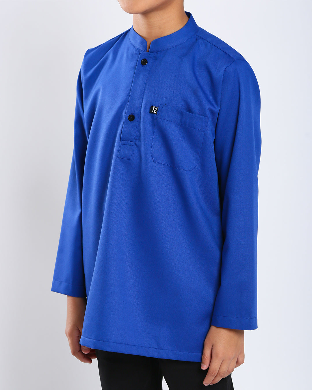 Sultan Baju Melayu Top Kids - ROYAL BLUE