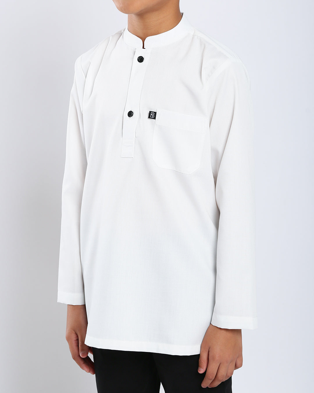 Sultan Baju Melayu Top Kids - OFF WHITE