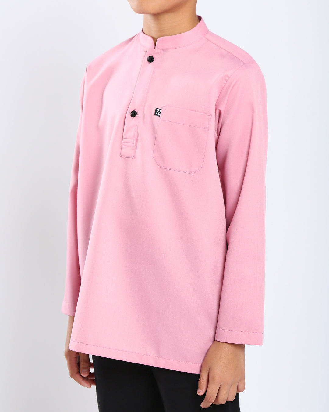 Sultan Baju Melayu Top Kids - DUSTY PINK