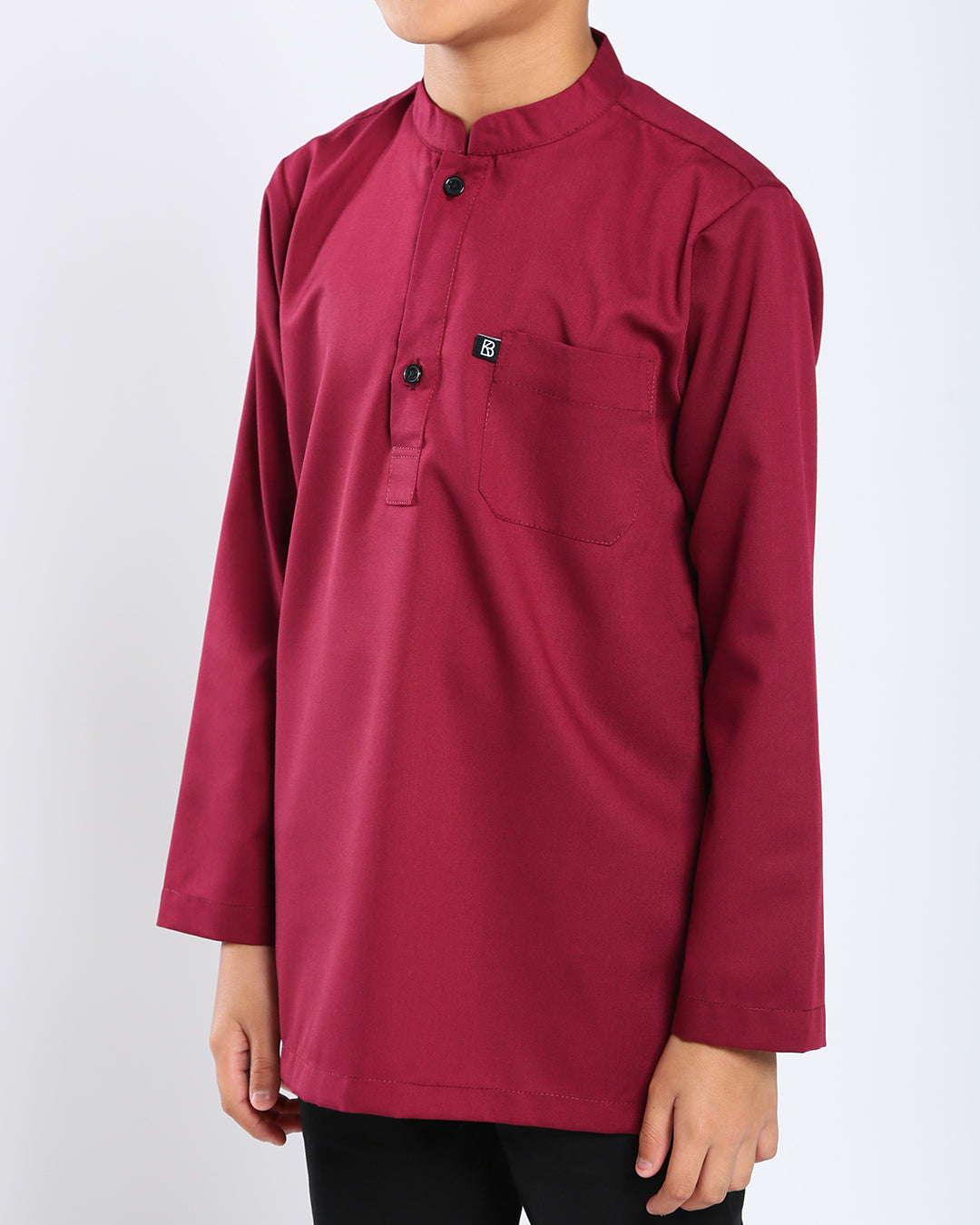 Sultan Baju Melayu Top Kids - MAROON