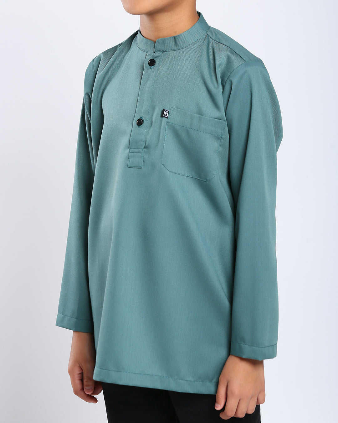 Sultan Baju Melayu Top Kids - TEAL