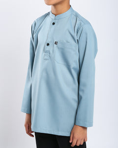 Sultan Baju Melayu Top Kids - DENIM