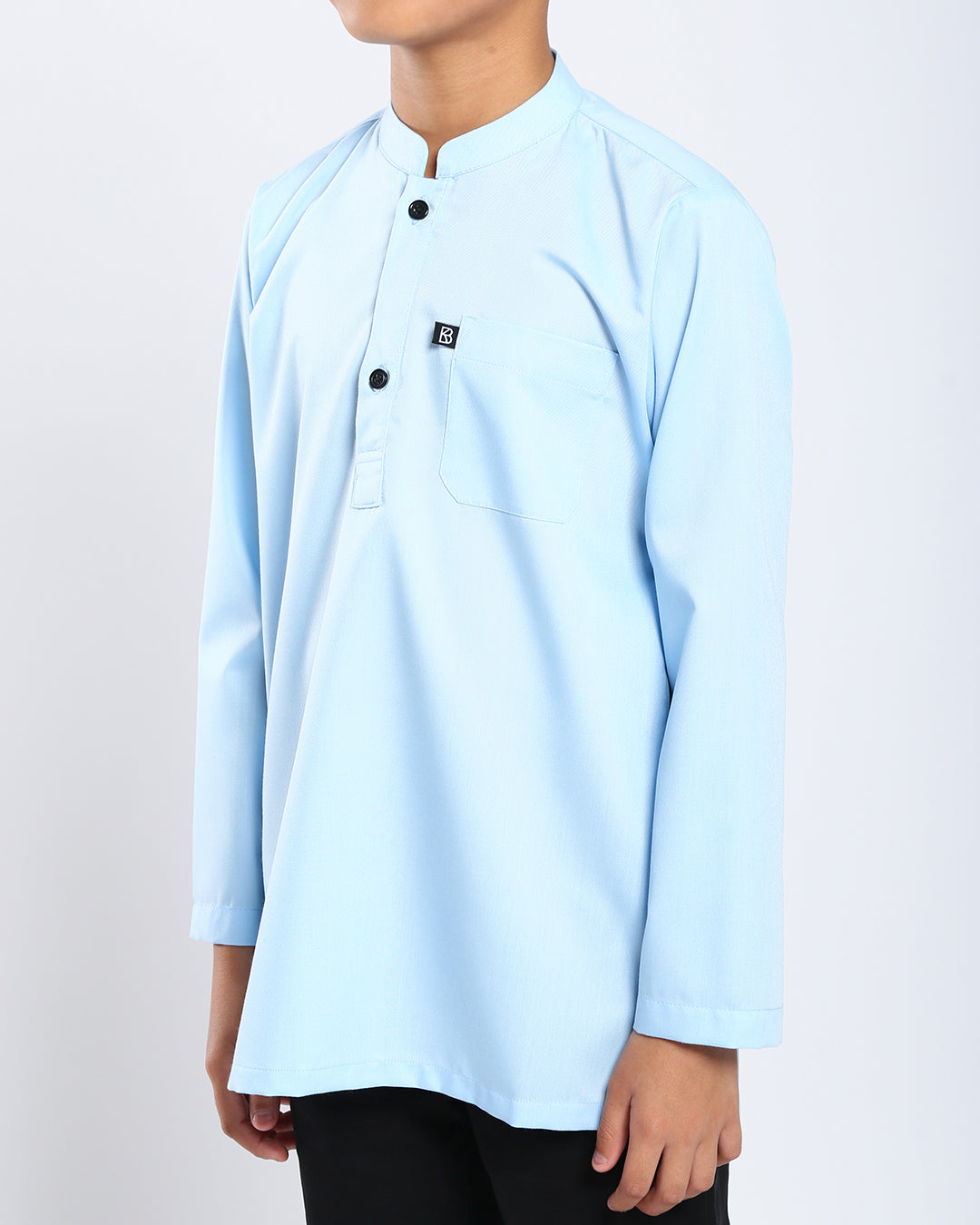 Sultan Baju Melayu Top Kids - LIGHT BLUE