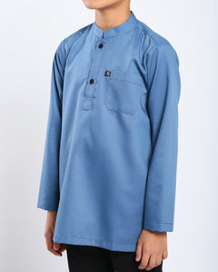 Sultan Baju Melayu Top Kids - TURQUOISE