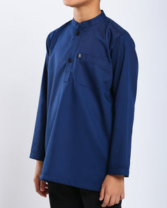 Sultan Baju Melayu Top Kids - NAVY