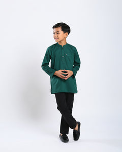 Sultan Baju Melayu Top Kids - EMERALD