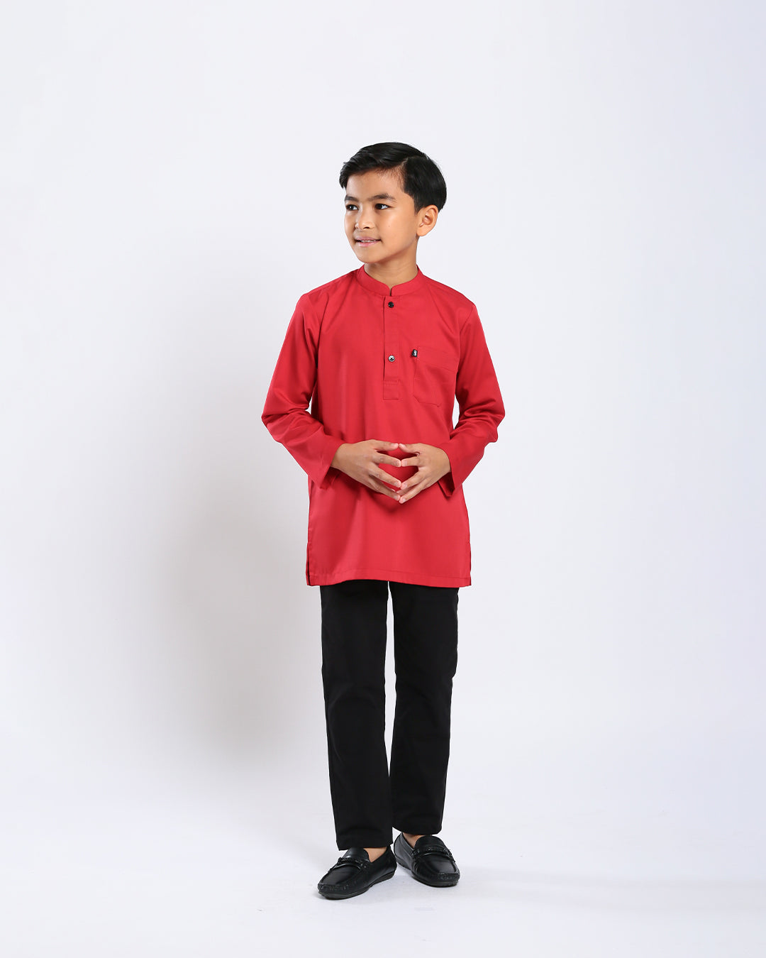 Sultan Baju Melayu Top Kids - RED