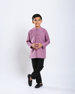 Sultan Baju Melayu Top Kids - LIGHT PURPLE