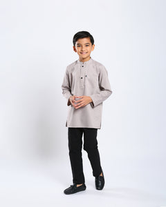 Sultan Baju Melayu Top Kids - TAUPE