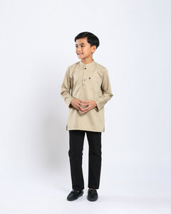 Sultan Baju Melayu Top Kids - GOLD