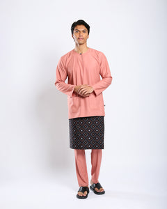 Bangsawan Baju Melayu Set Adults - PEACH