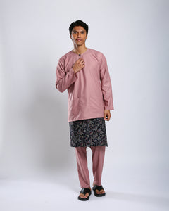 Bangsawan Baju Melayu Set Adults - DUSTY PURPLE