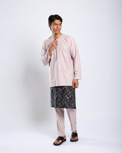 Bangsawan Baju Melayu Set Adults - BEIGE