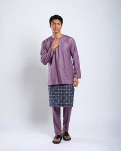 Bangsawan Baju Melayu Set Adults - PURPLE