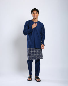 Bangsawan Baju Melayu Set Adults - NAVY