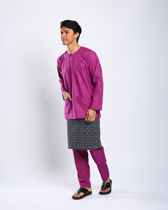 Bangsawan Baju Melayu Set Adults - MAGENTA