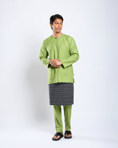 Bangsawan Baju Melayu Set Adults - PEAR GREEN