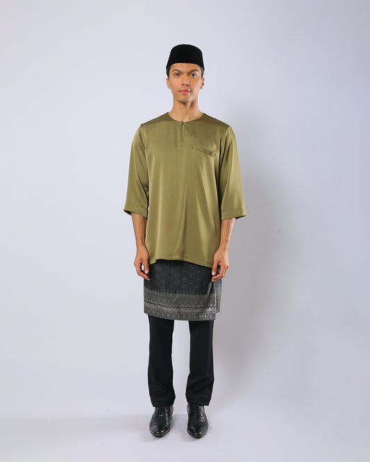 Kerabat Baju Melayu Set Adults - OLIVE