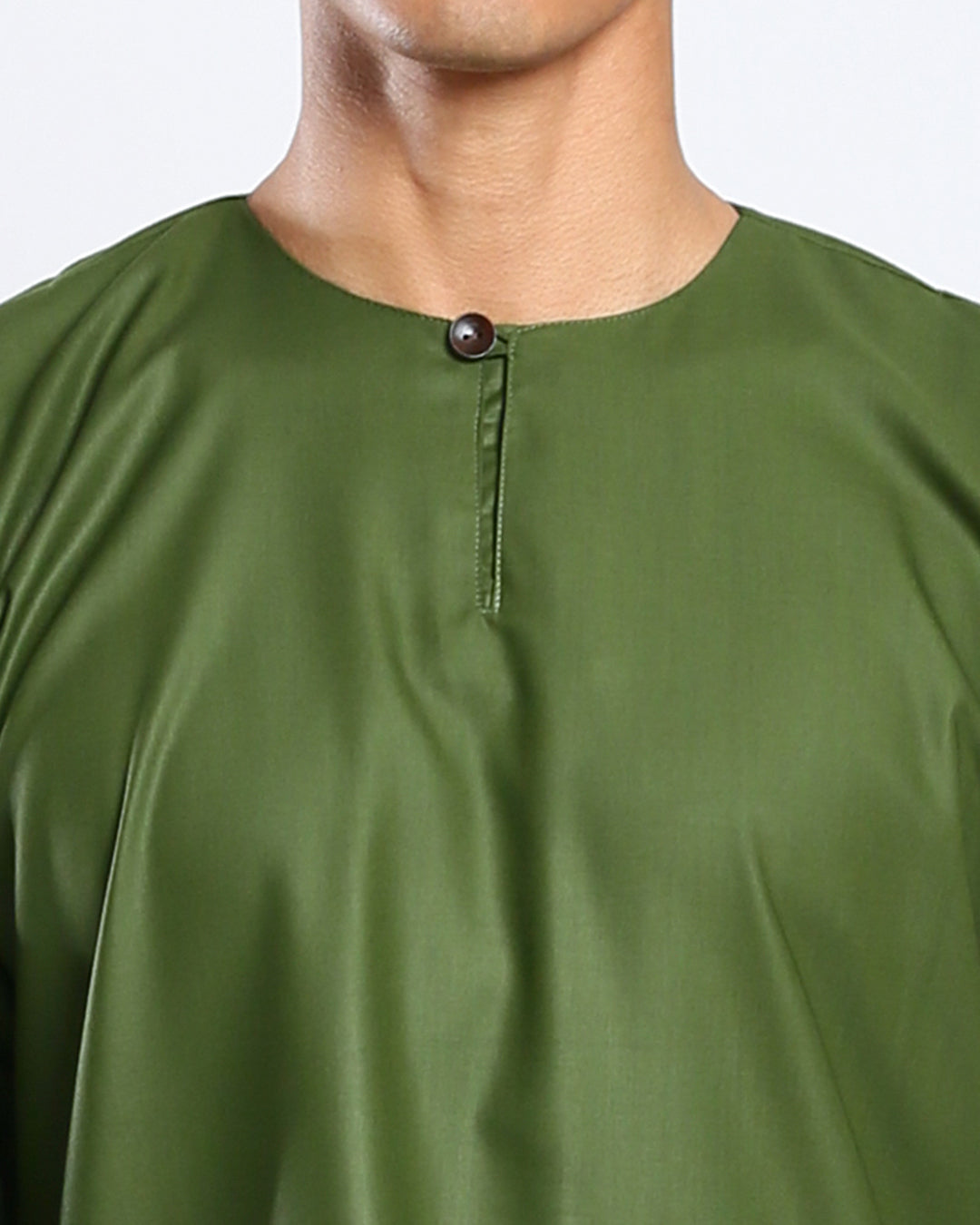 Bangsawan Baju Melayu Set Adults - OLIVE