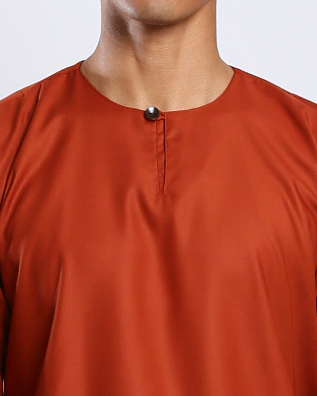 Bangsawan Baju Melayu Set Adults - BURNT ORANGE