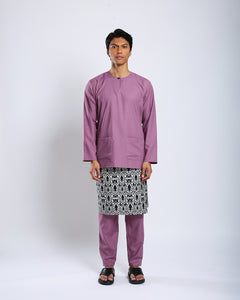 Bangsawan Baju Melayu Set Adults - LIGHT PURPLE