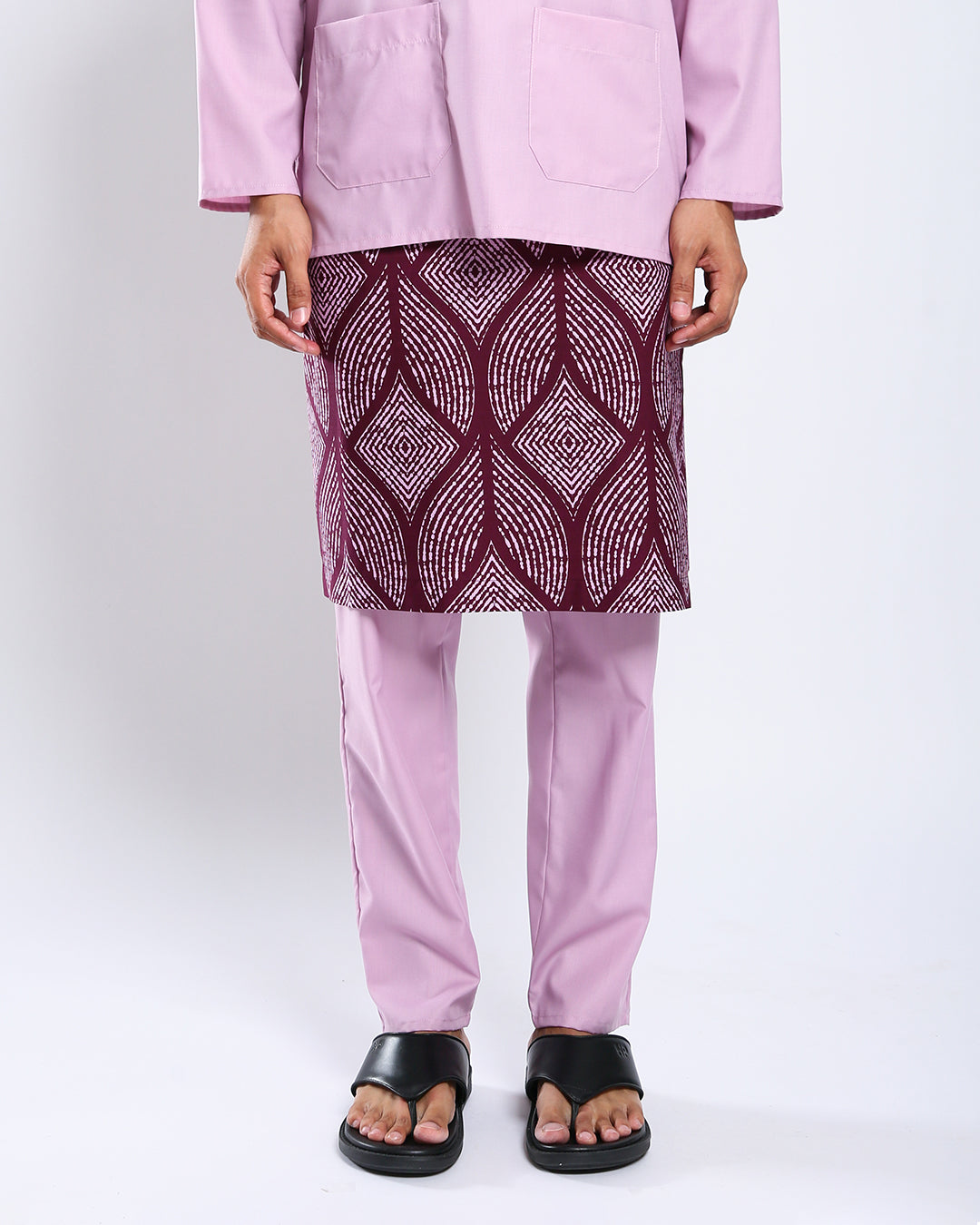 Bangsawan Baju Melayu Set Adults - LILAC