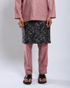 Bangsawan Baju Melayu Set Adults - DUSTY PURPLE