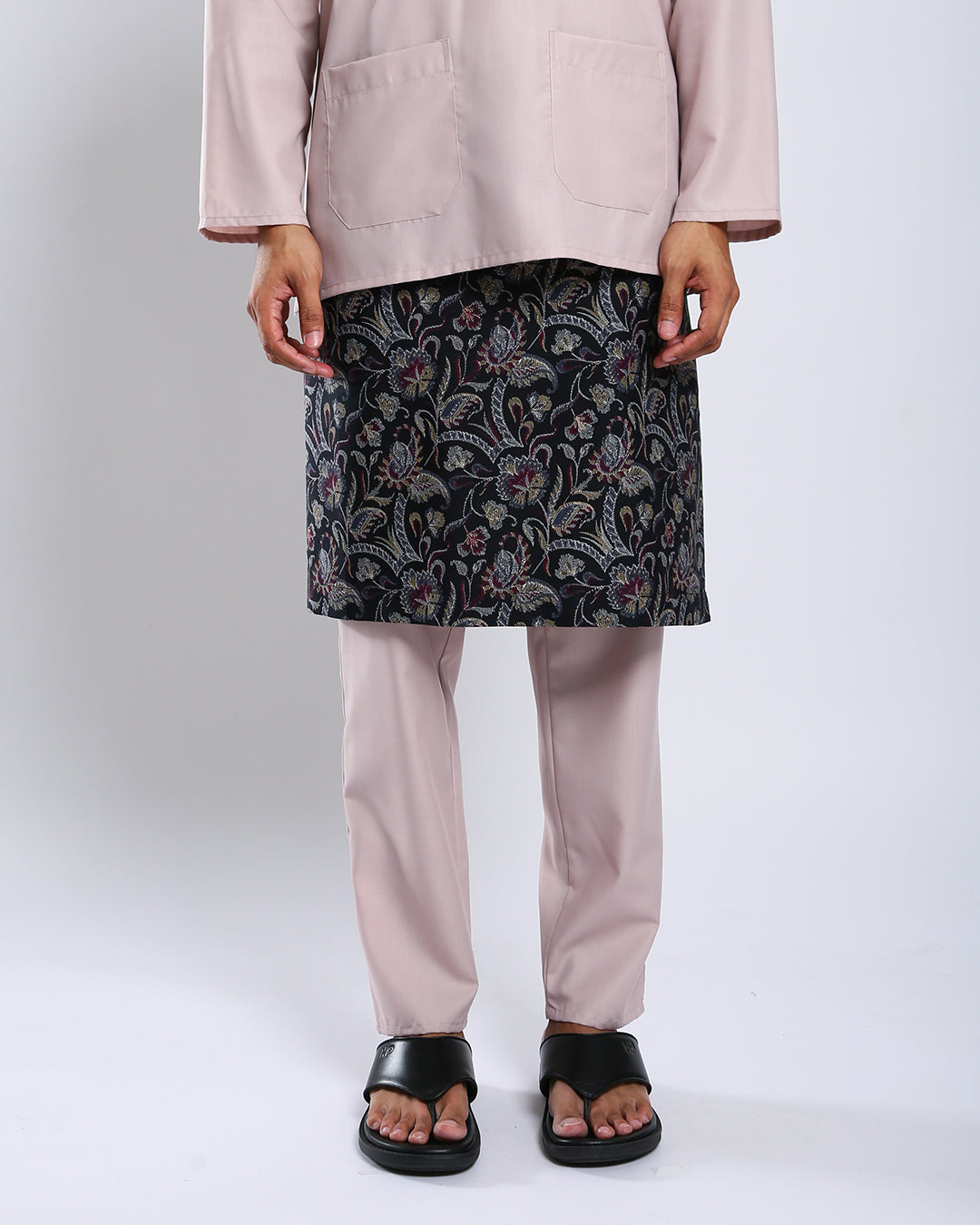 Bangsawan Baju Melayu Set Adults - BEIGE