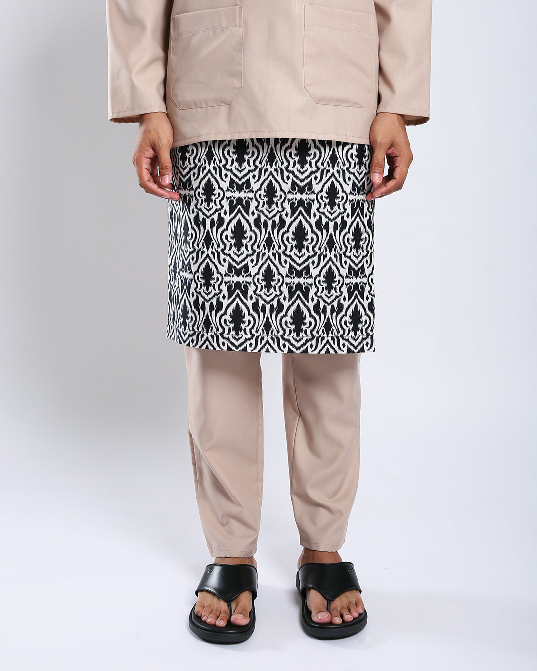 Bangsawan Baju Melayu Set Adults - SAND