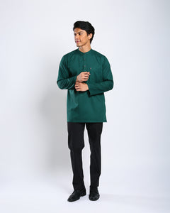 Sultan Baju Melayu Top Adults - EMERALD