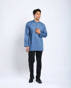 Sultan Baju Melayu Top Adults - TURQUOISE