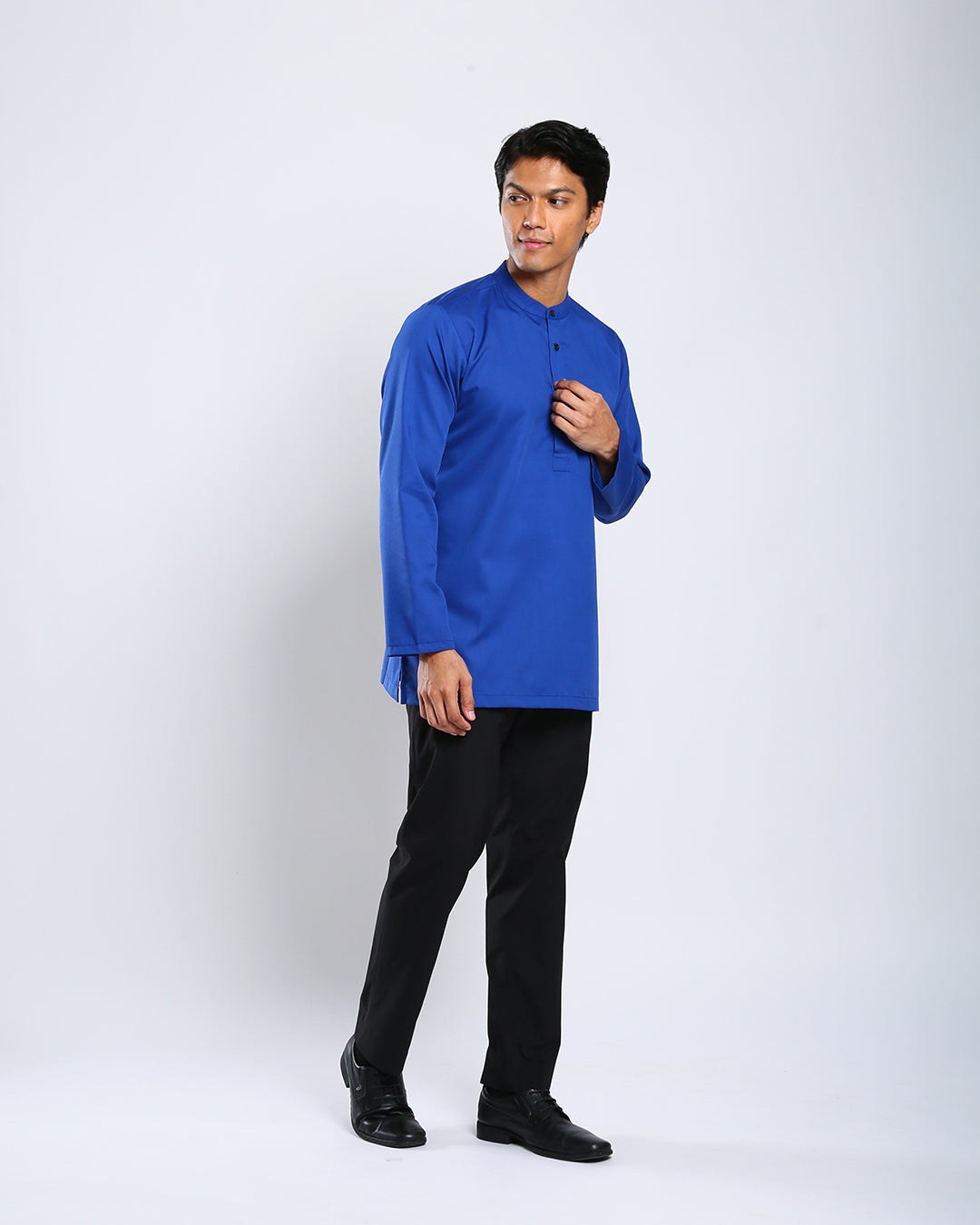 Sultan Baju Melayu Top Adults - ROYAL BLUE