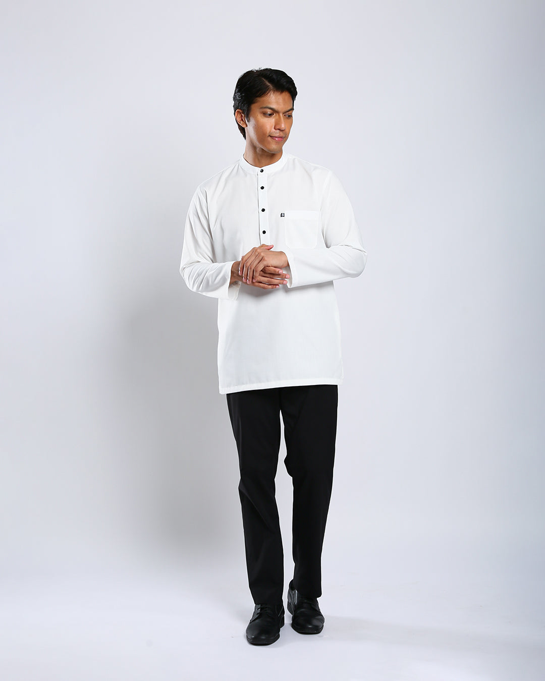 Sultan Baju Melayu Top Adults - OFF WHITE