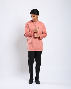 Sultan Baju Melayu Top Adults - PEACH