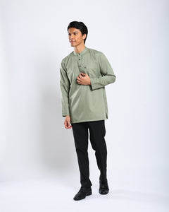 Sultan Baju Melayu Top Adults - SAGE